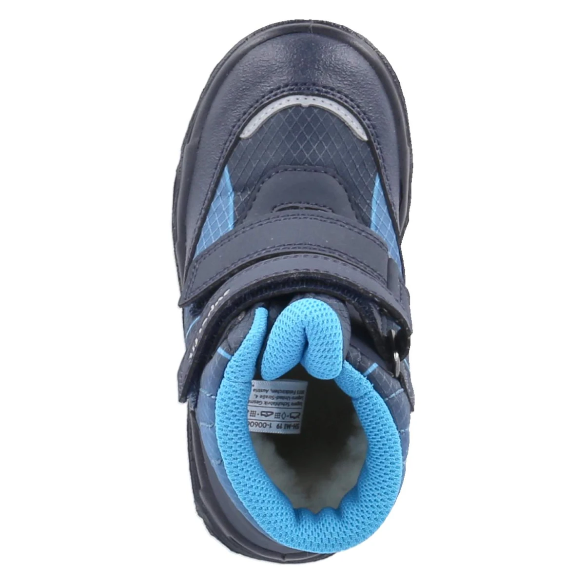 Winterstiefeletten HUSKY - BLAU/TÜRKIS