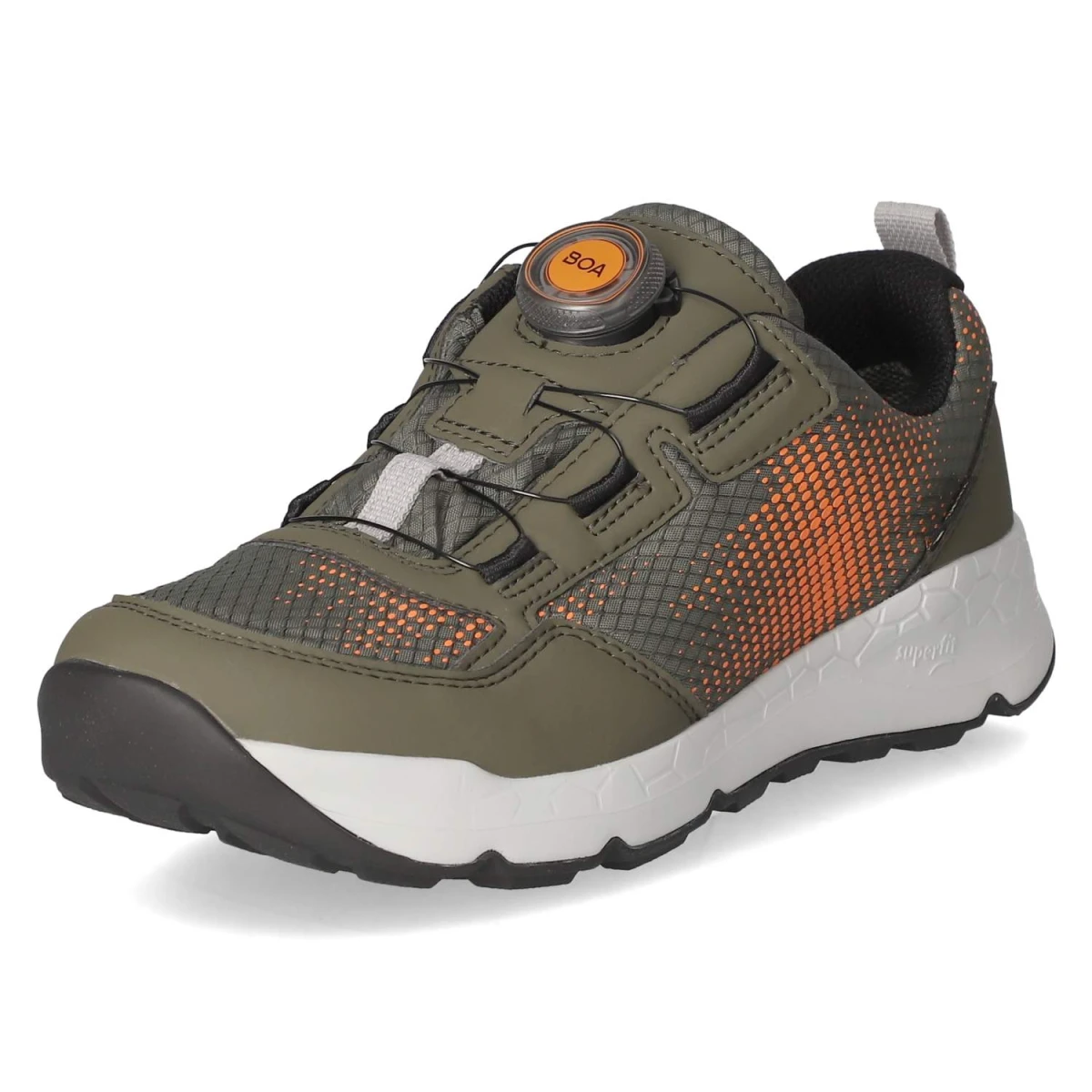 Outdoorschuhe FREE RIDE - GRÜN/ORANGE