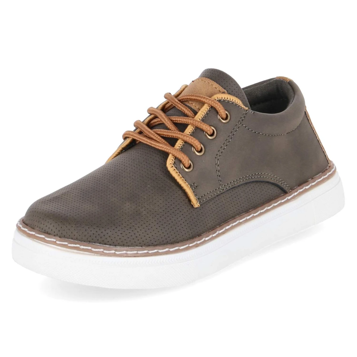 Schnürschuhe - khaki/tan/combi