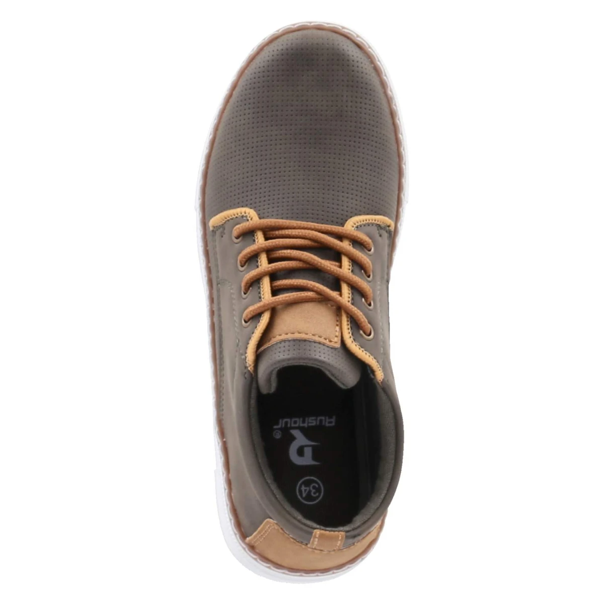 Schnürschuhe - khaki/tan/combi