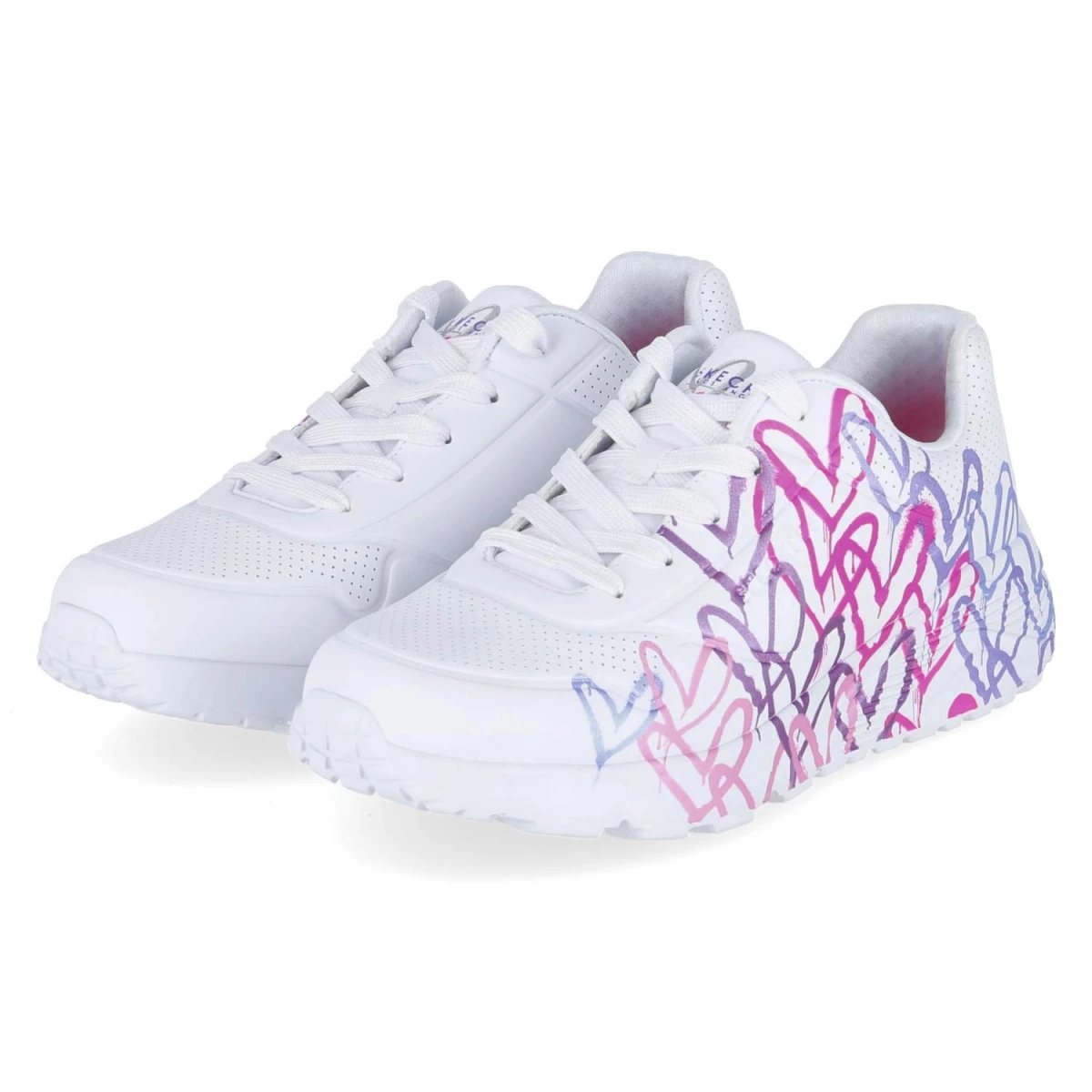 Low Sneaker UNO LITE METALLIC JOY - white/puple/pink