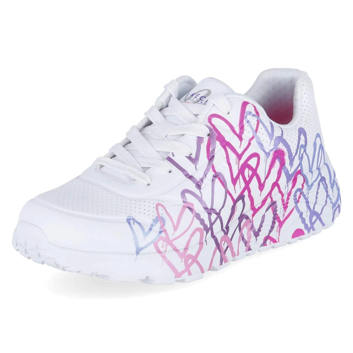 Low Sneaker UNO LITE METALLIC JOY - white/puple/pink
