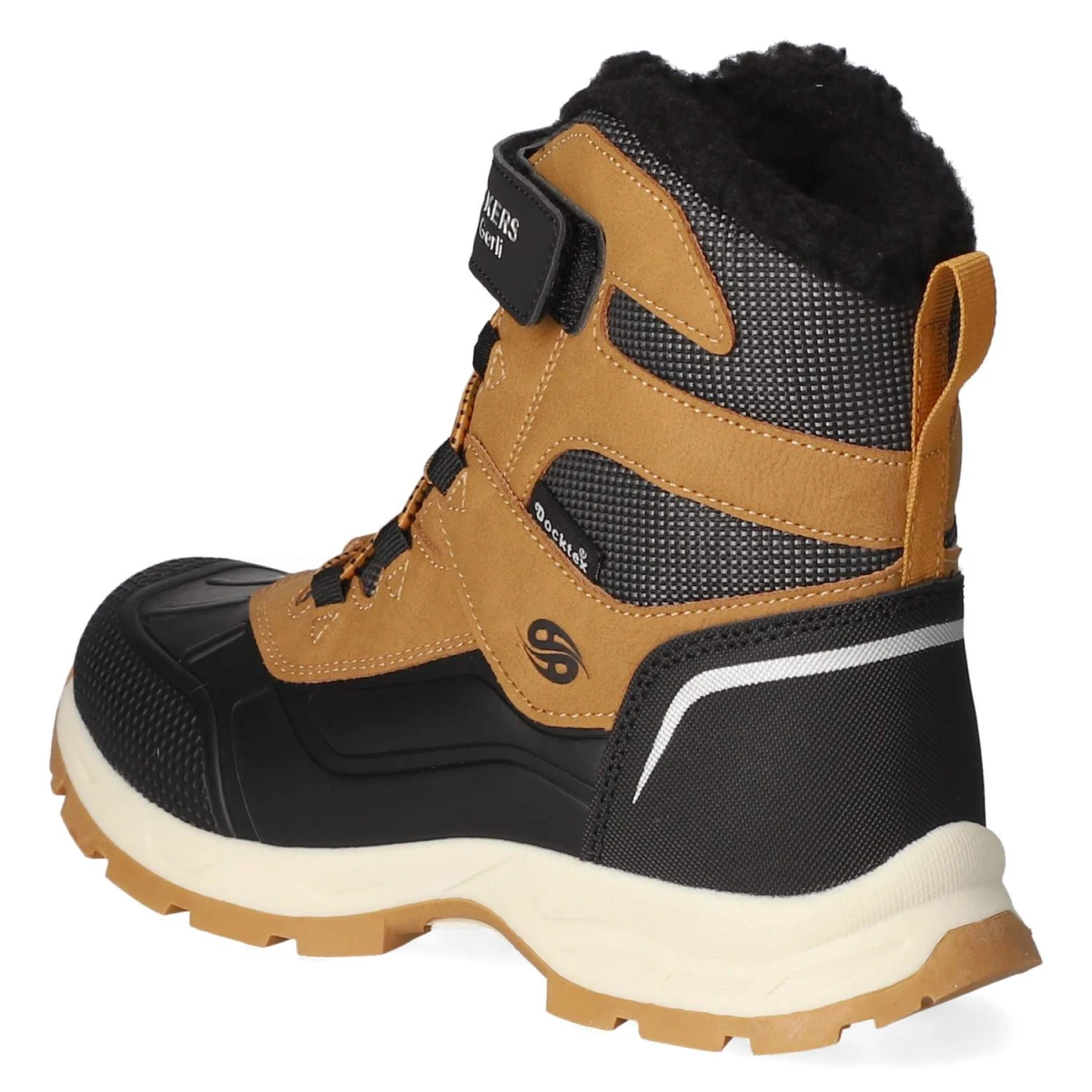 Schneeboots - golden tan/schwarz