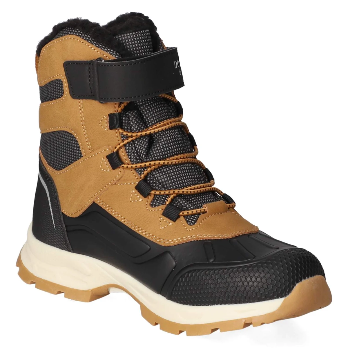 Schneeboots - golden tan/schwarz