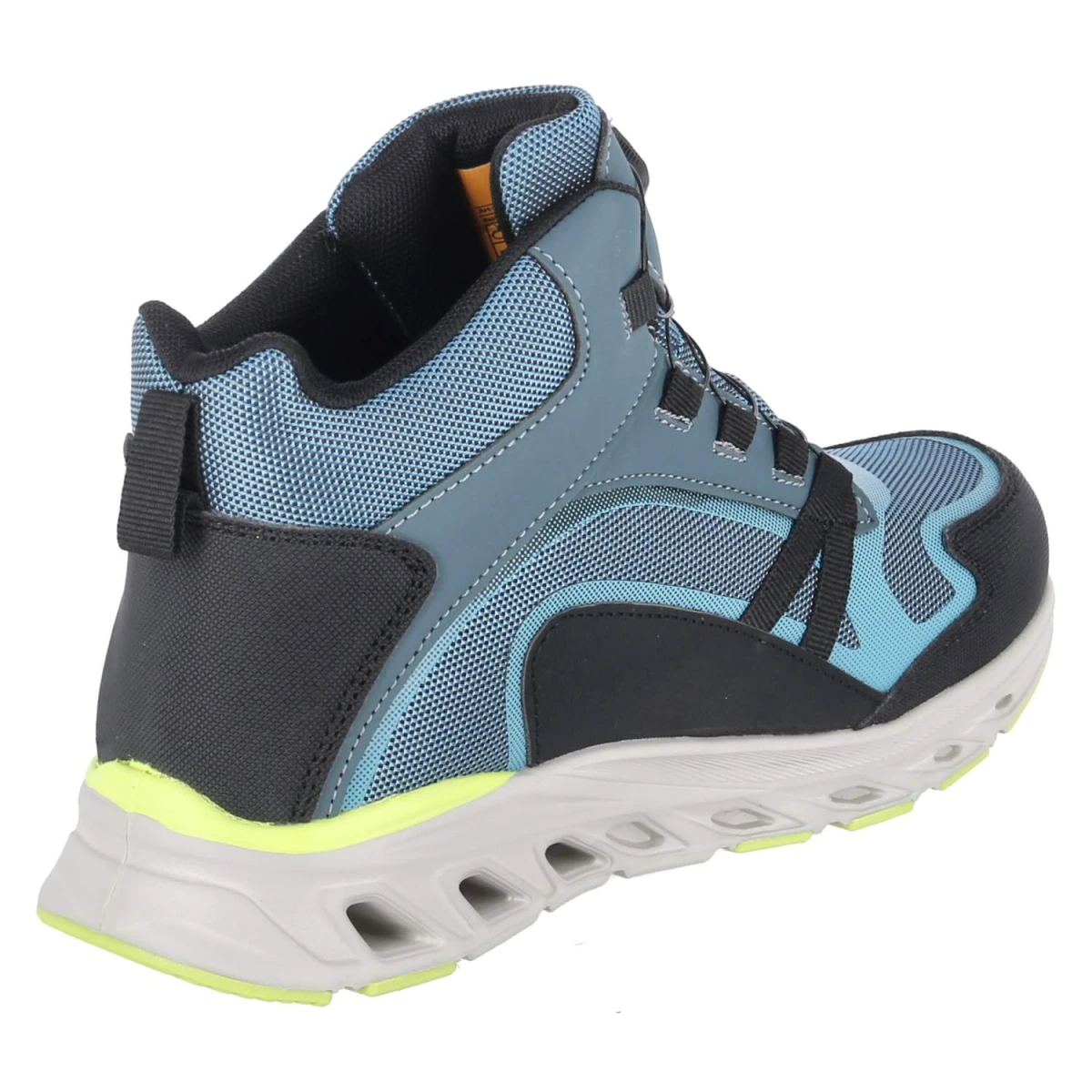 Boots - schwarz/türkis