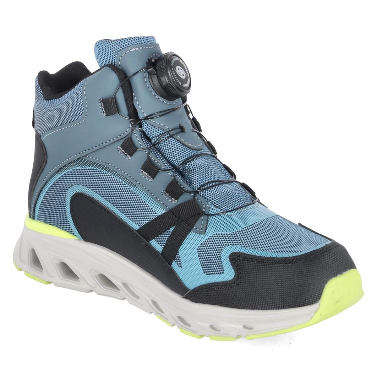 Boots - schwarz/türkis