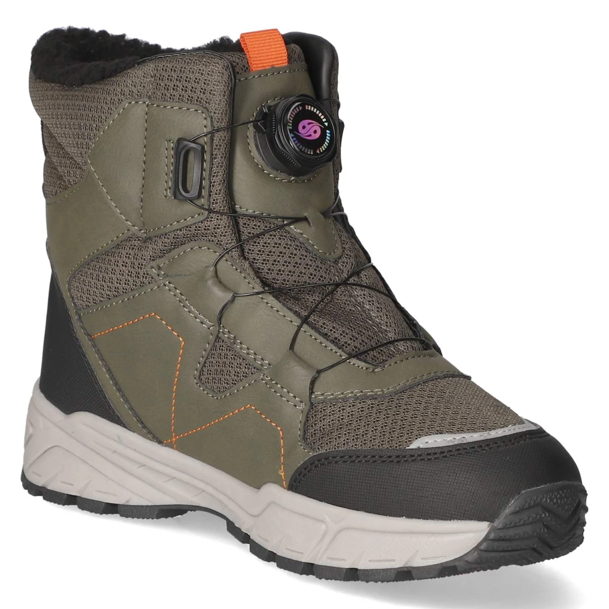 Schnürstiefeletten - khaki