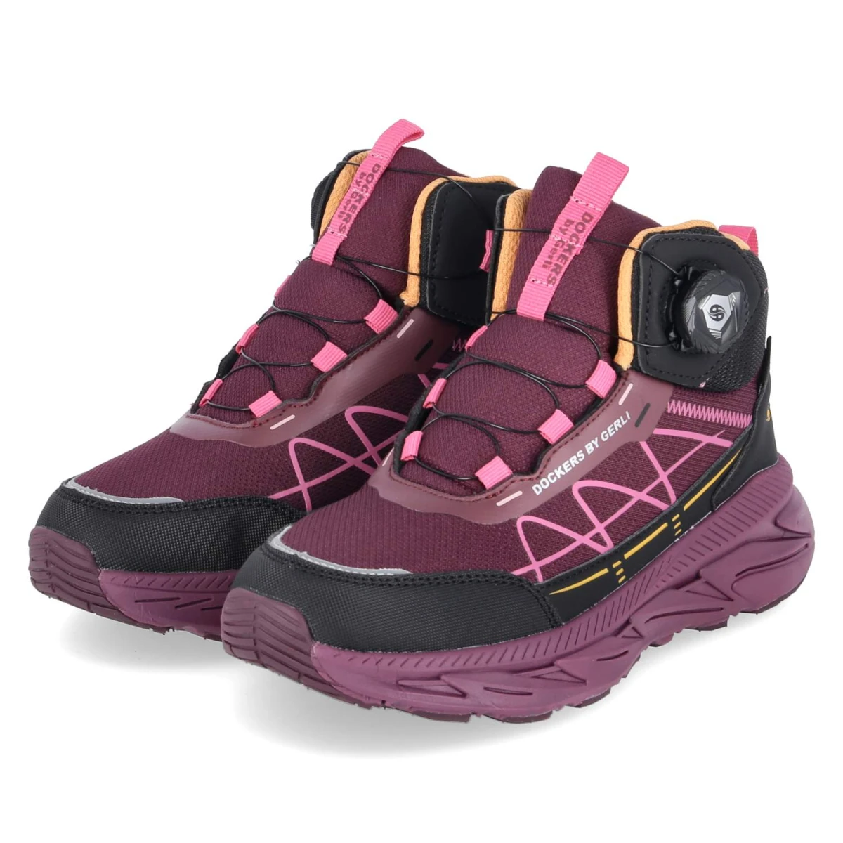 High Sneaker - schwarz/lila
