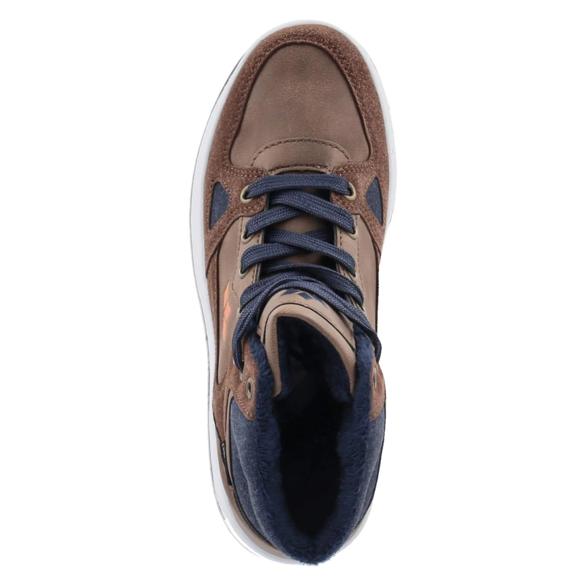 High Sneaker COLDEN - braun/marine/orange
