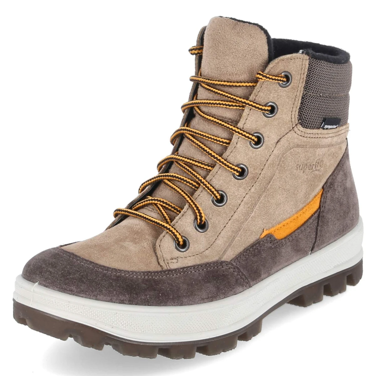 Wintersneaker TEDD - BRAUN/ORANGE