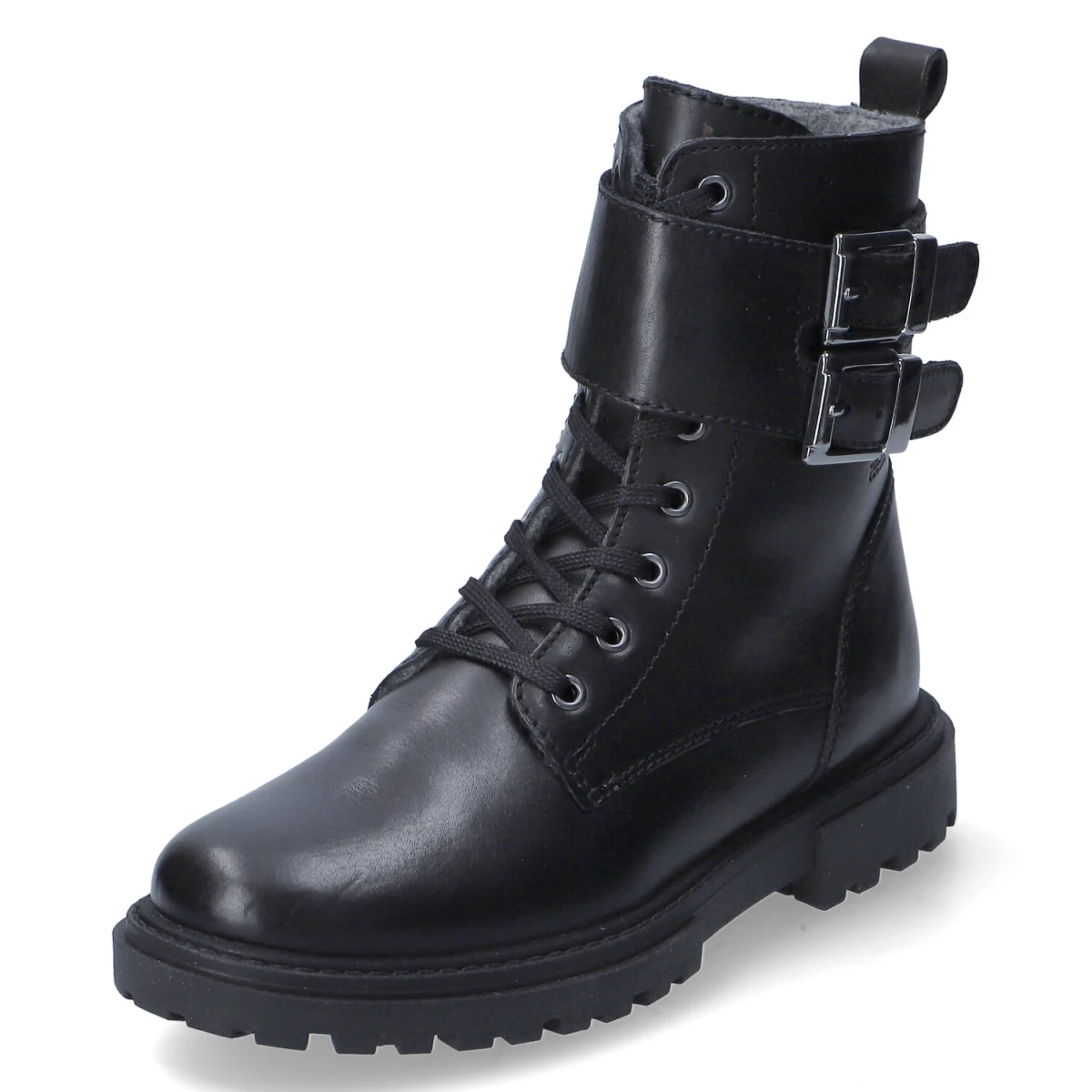 Schnürstiefeletten - black
