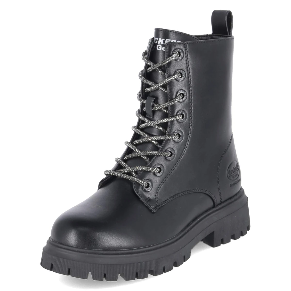 Schnürsboots - schwarz