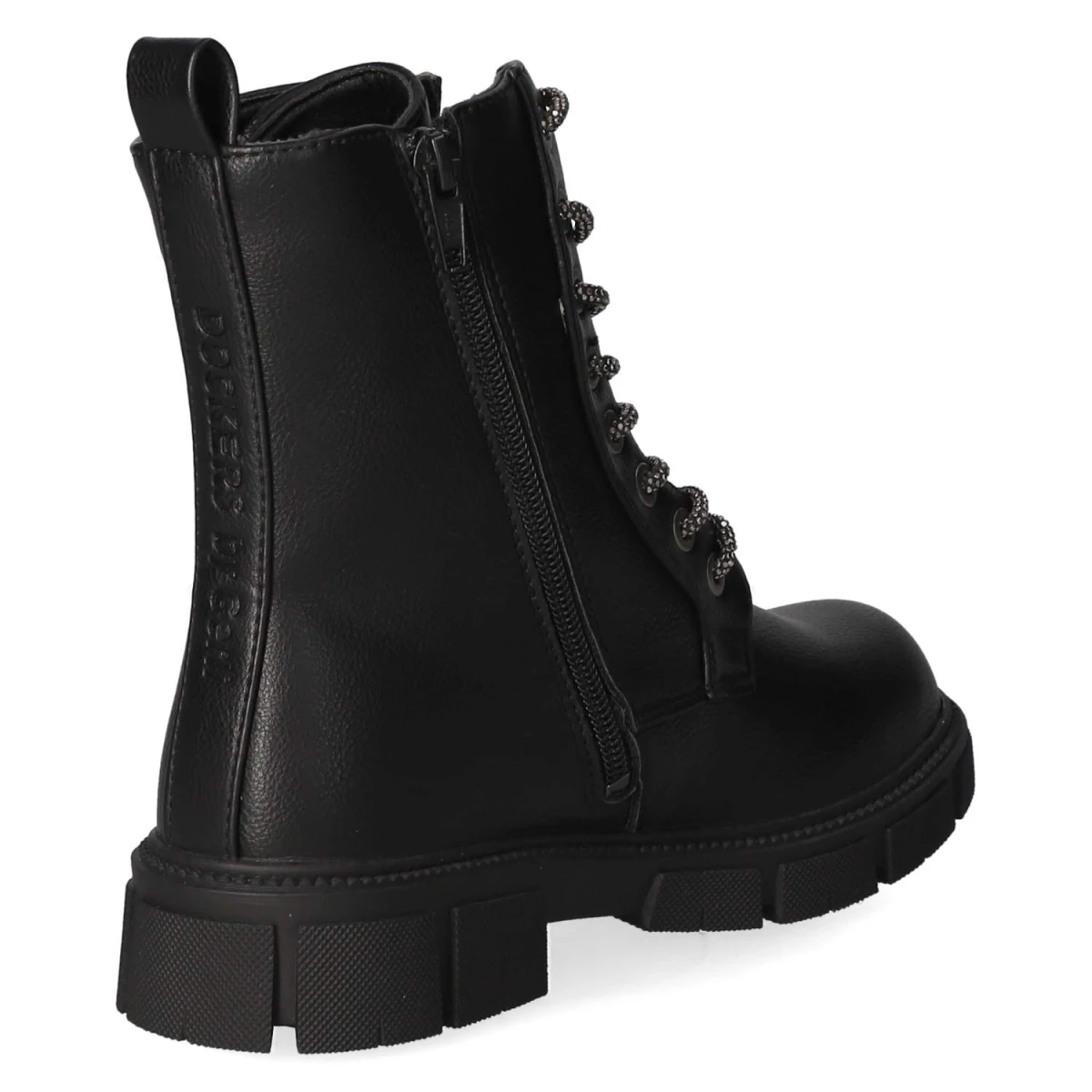 Schnürboots - schwarz