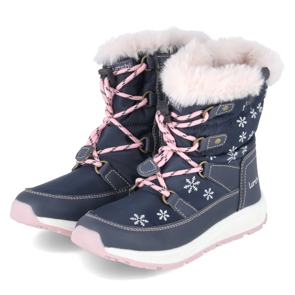 Winterstiefeletten ALBY TEX - navy-rose