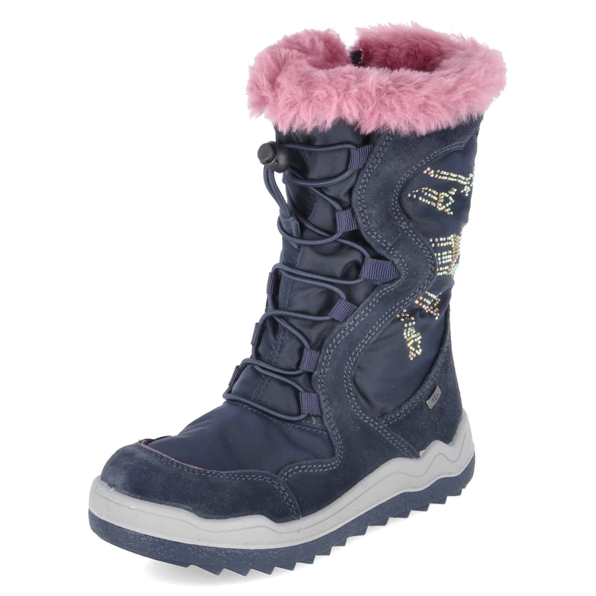 Winterstiefel FROSTY - blue/pink