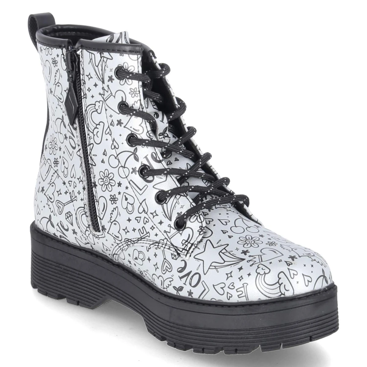 Boots GRAVLEN HI DOODLE DOWN - slbk
