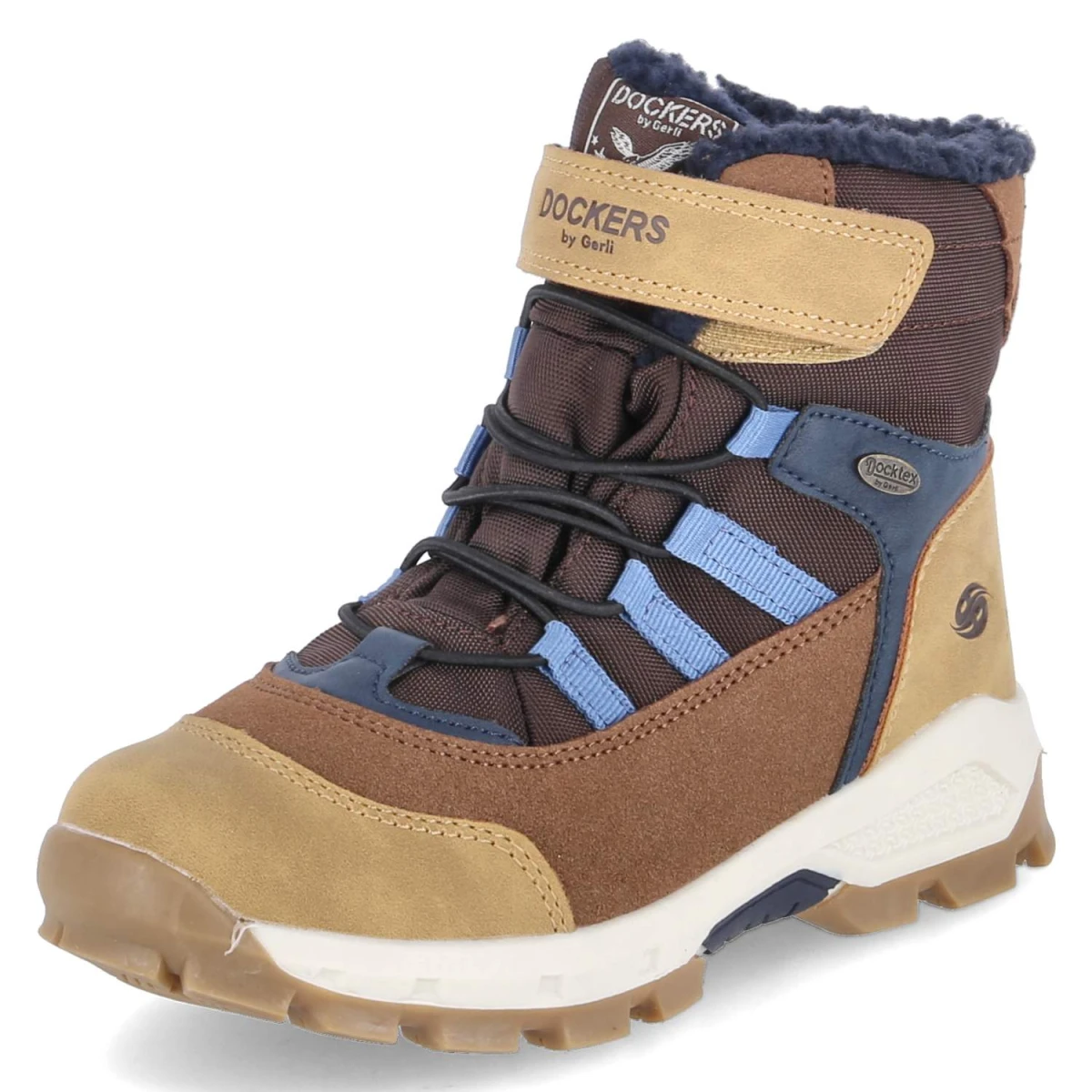 Winterstiefeletten - braun/multi