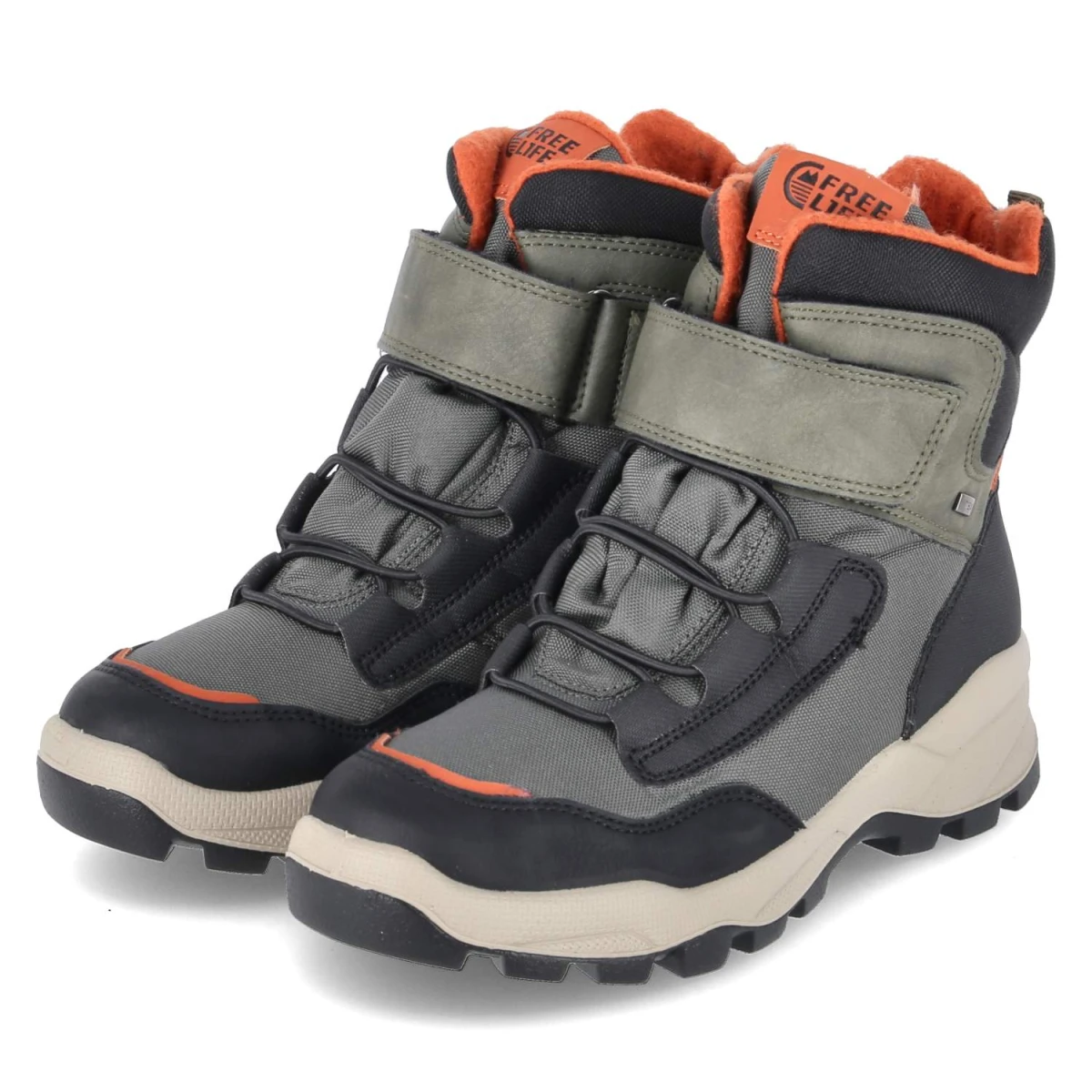 Snowboots - wood/orange
