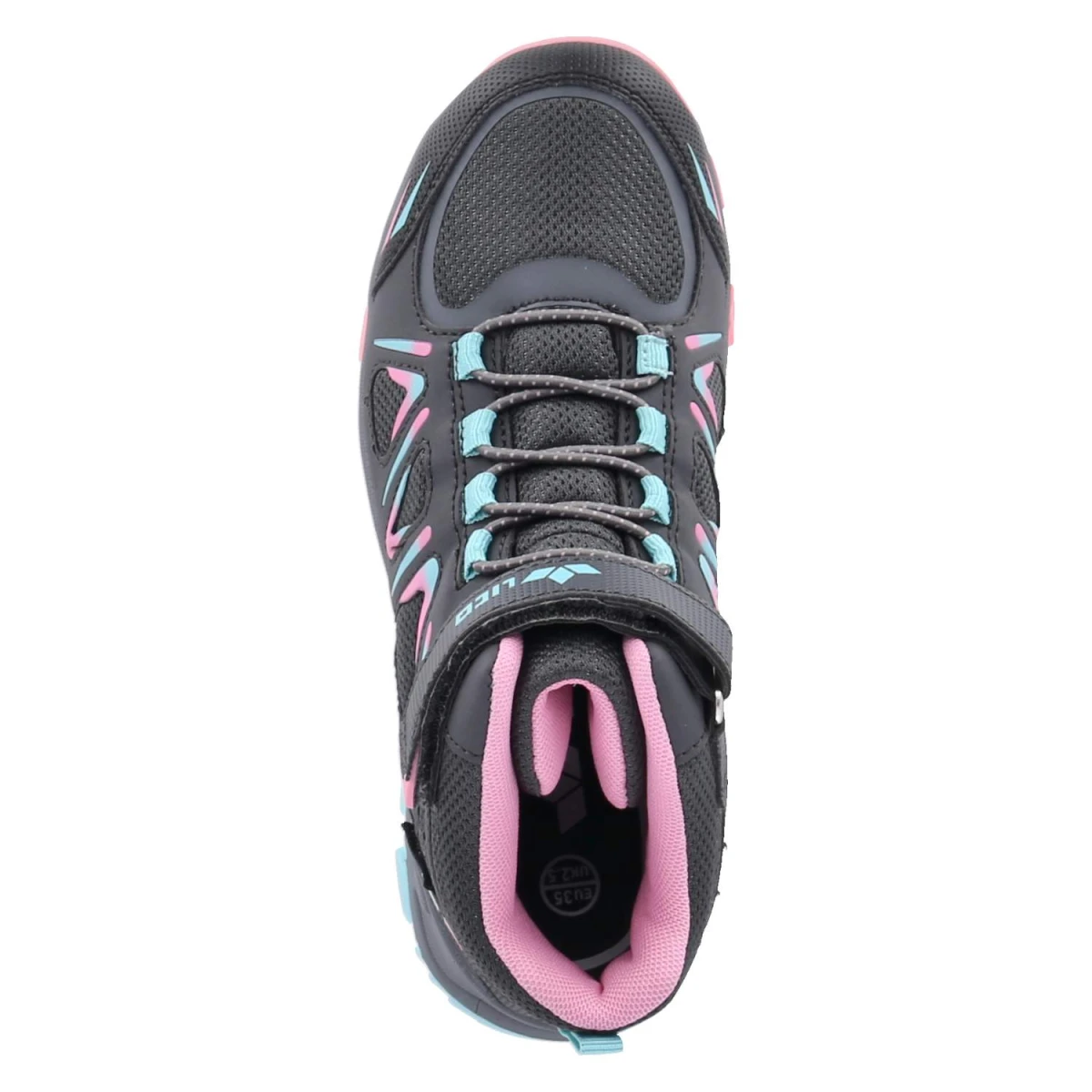 Outdoorboots ALLEN HIGH VS - anthrazit/pink/türkis