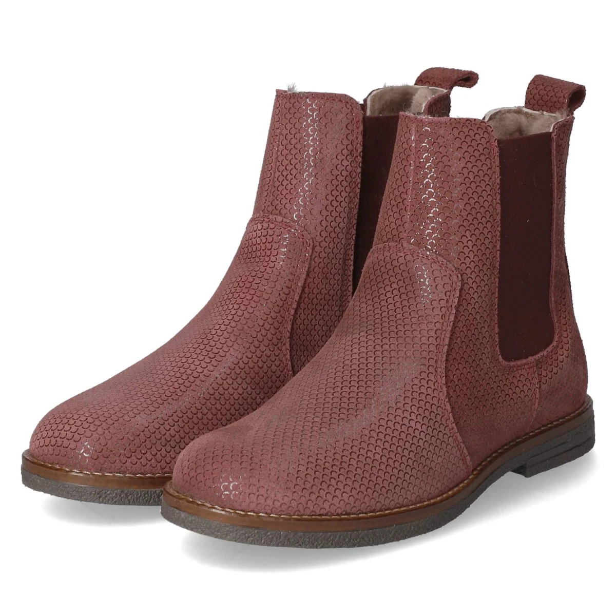 Stiefeletten MADIA LAMB - blackberry