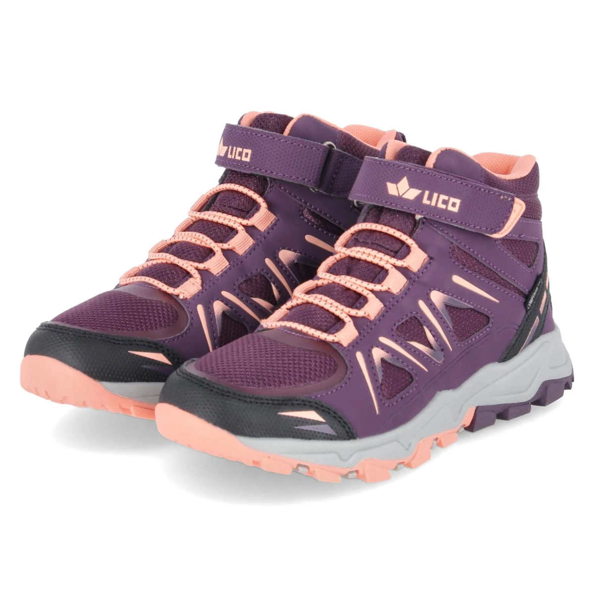 Outdoorboots ALLEN HIGH VS - bordeaux/pink