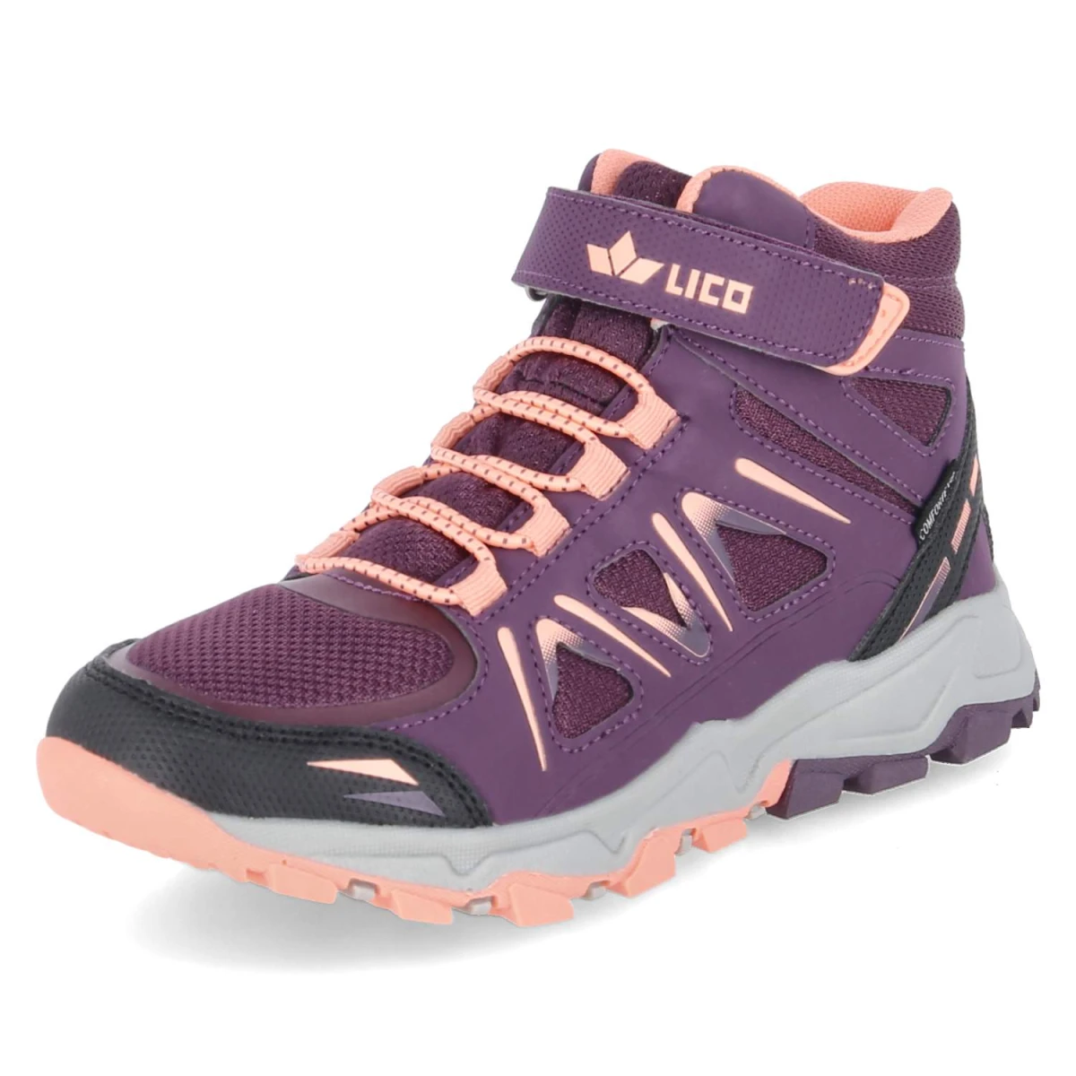 Outdoorboots ALLEN HIGH VS - bordeaux/pink