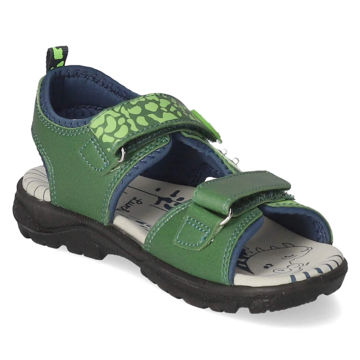 Sandalen KROKI - dkgreen-navy