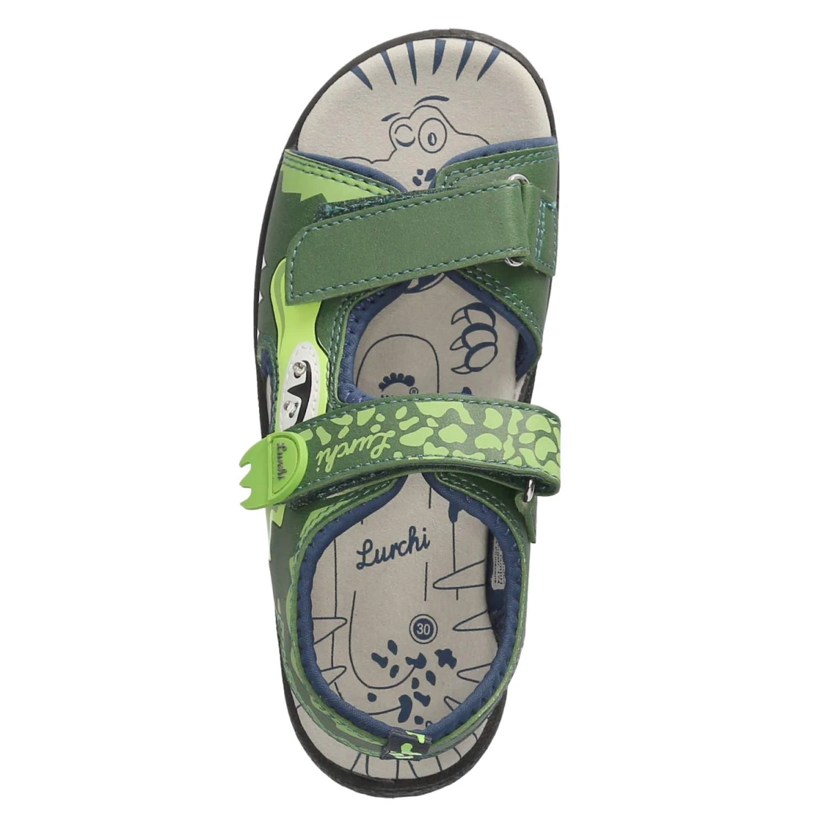 Sandalen KROKI - dkgreen-navy