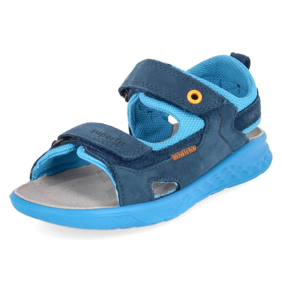 Sandalen LAGOON MIDI - BLAU/ORANGE