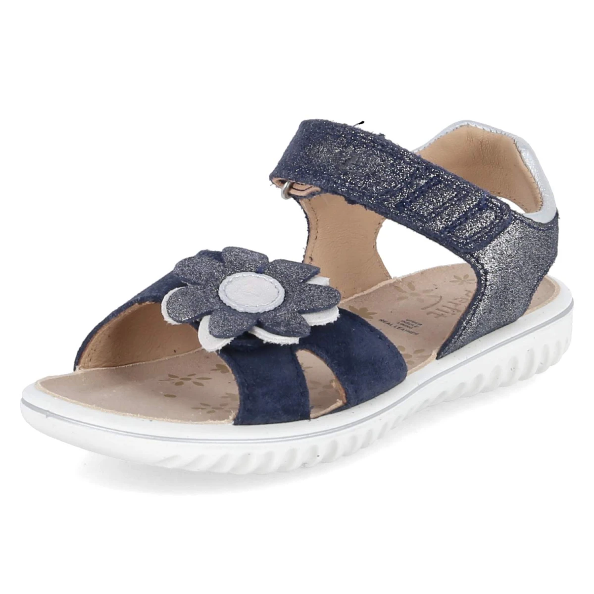 Sandalen SPARKLE - BLAU/SILBER
