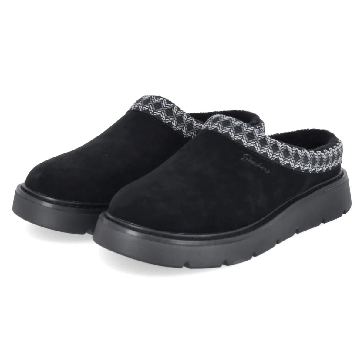 Hausschuhe KEEPSAKES COZY COZY CASCADE - black