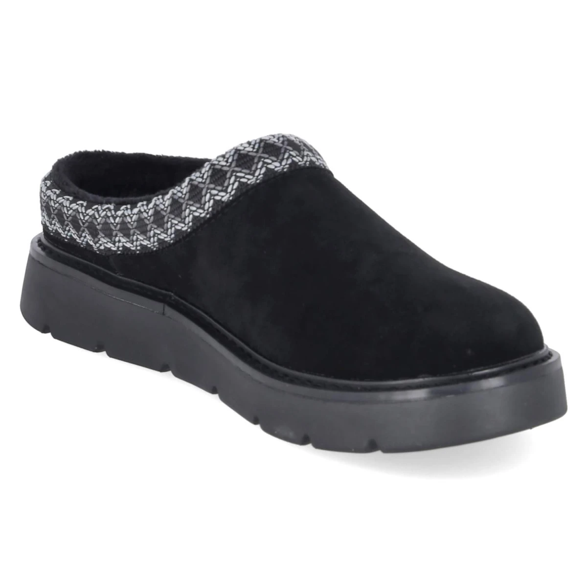 Hausschuhe KEEPSAKES COZY COZY CASCADE - black