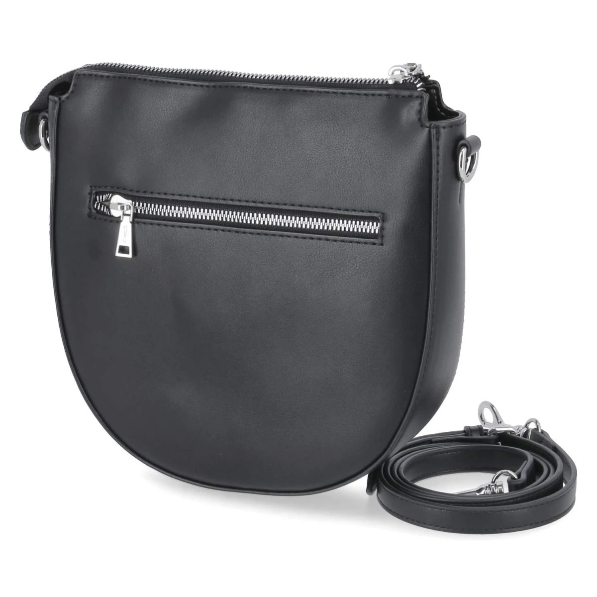 Shoulderbag giro borchia - black