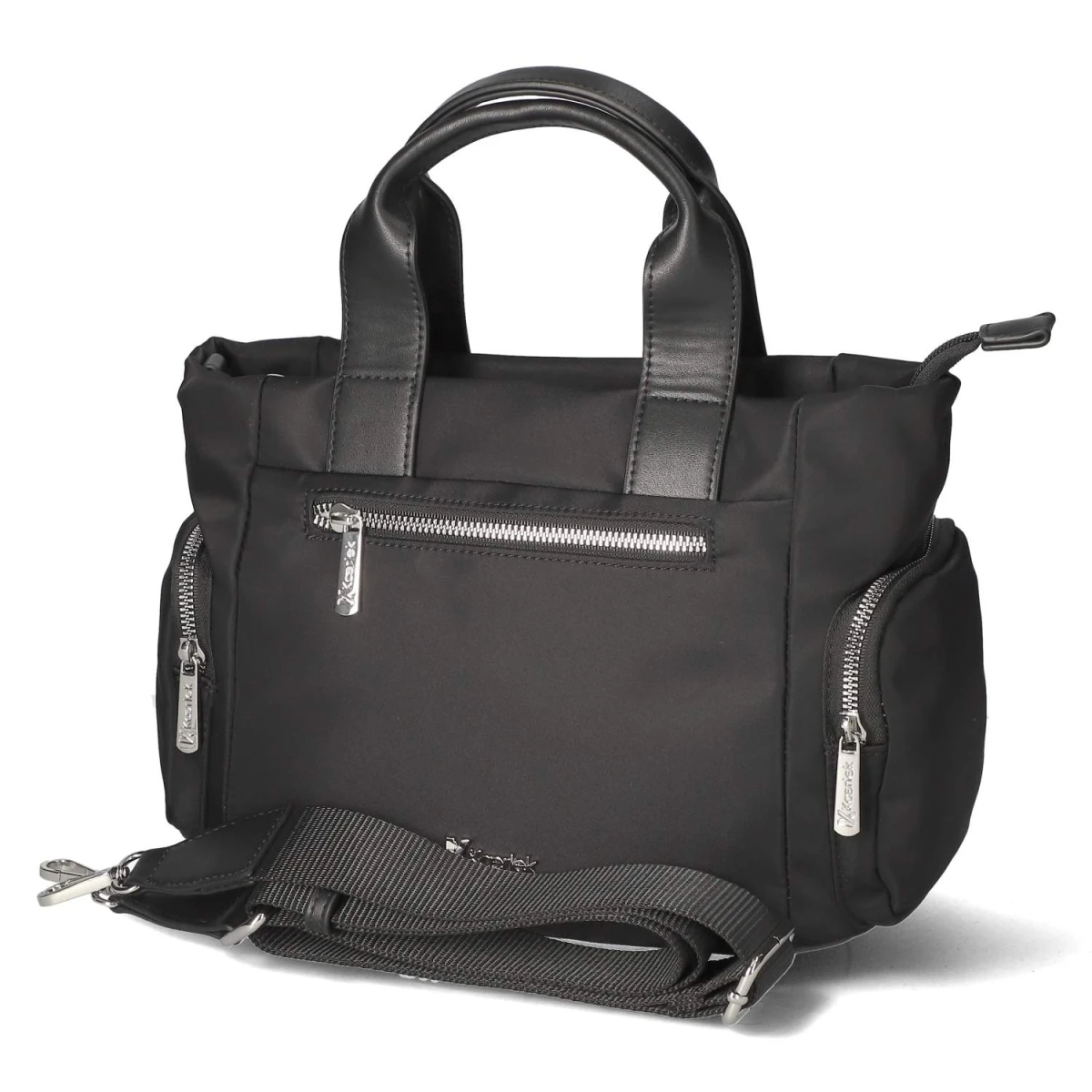 Henkeltasche - schwarz