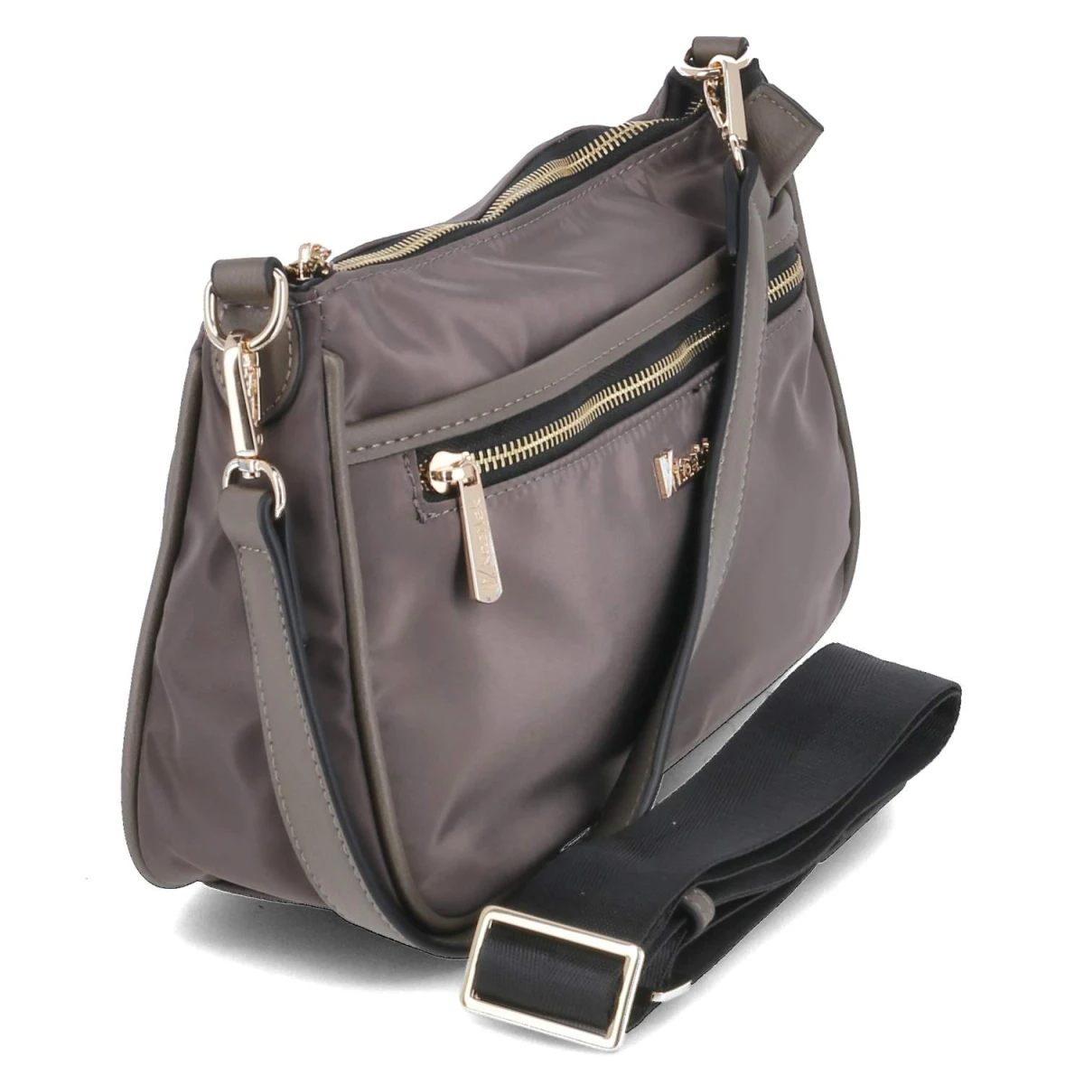 Schultertasche - dark taupe