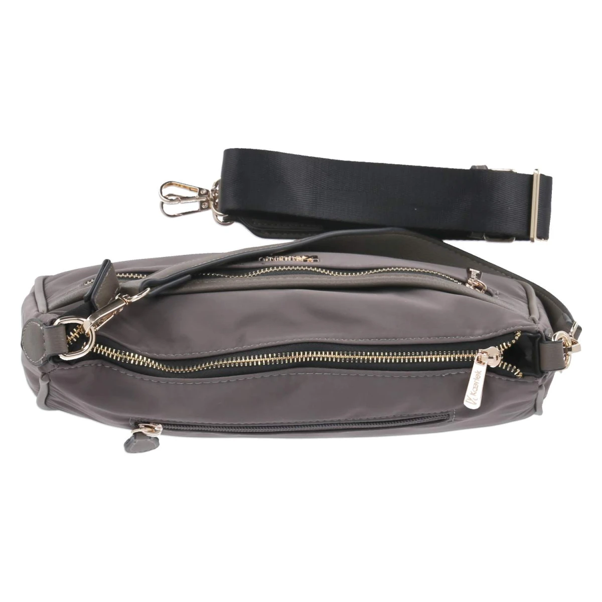 Schultertasche - dark taupe