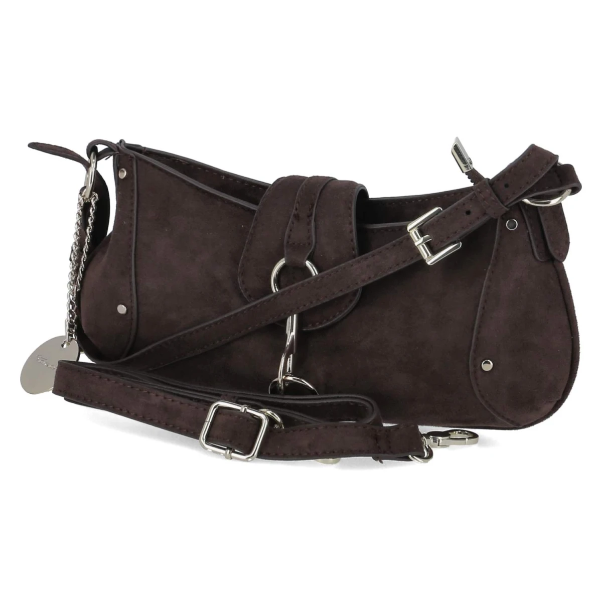 Baguette Bag MARINA SUEDE - BROWN