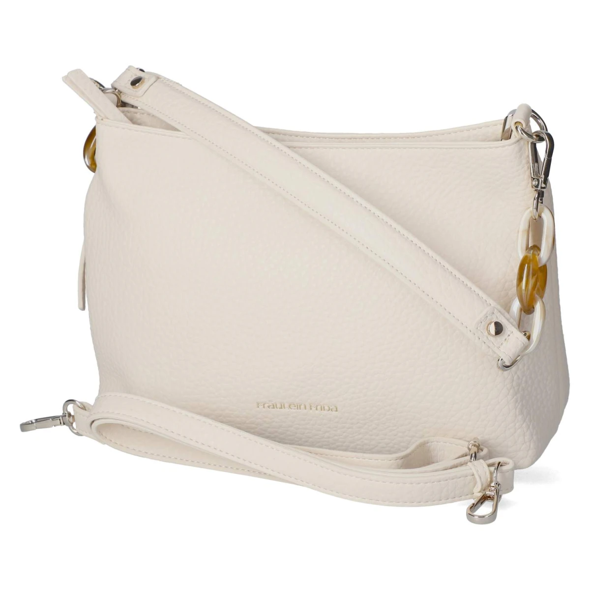 Schultertasche - beige