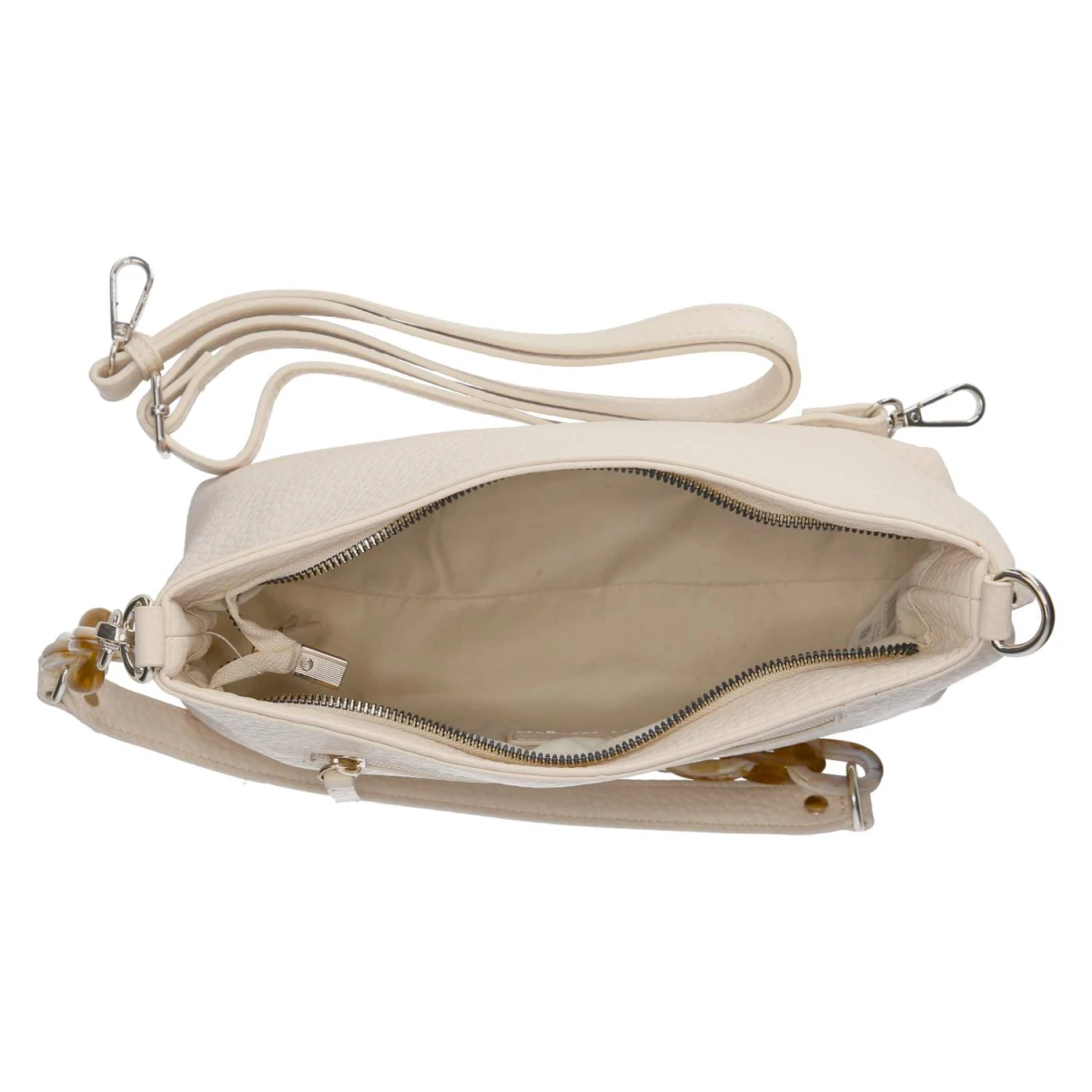 Schultertasche - beige