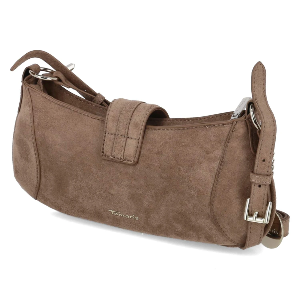 Baguette Bag MARINA SUEDE - taupe