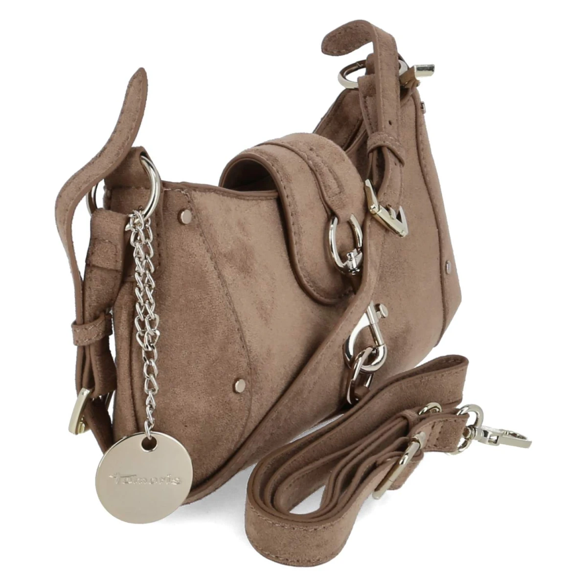 Baguette Bag MARINA SUEDE - taupe