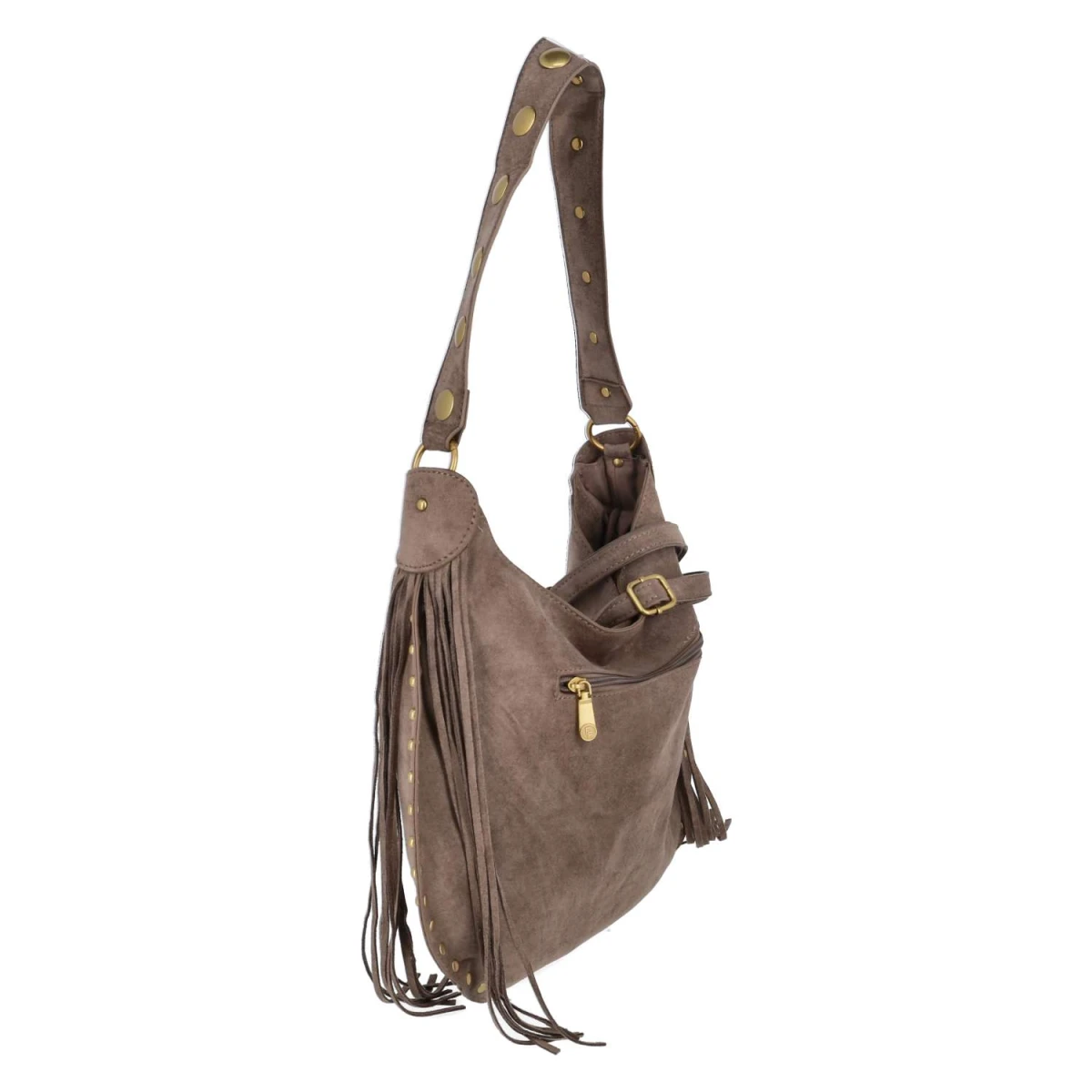 Schultertasche - taupe