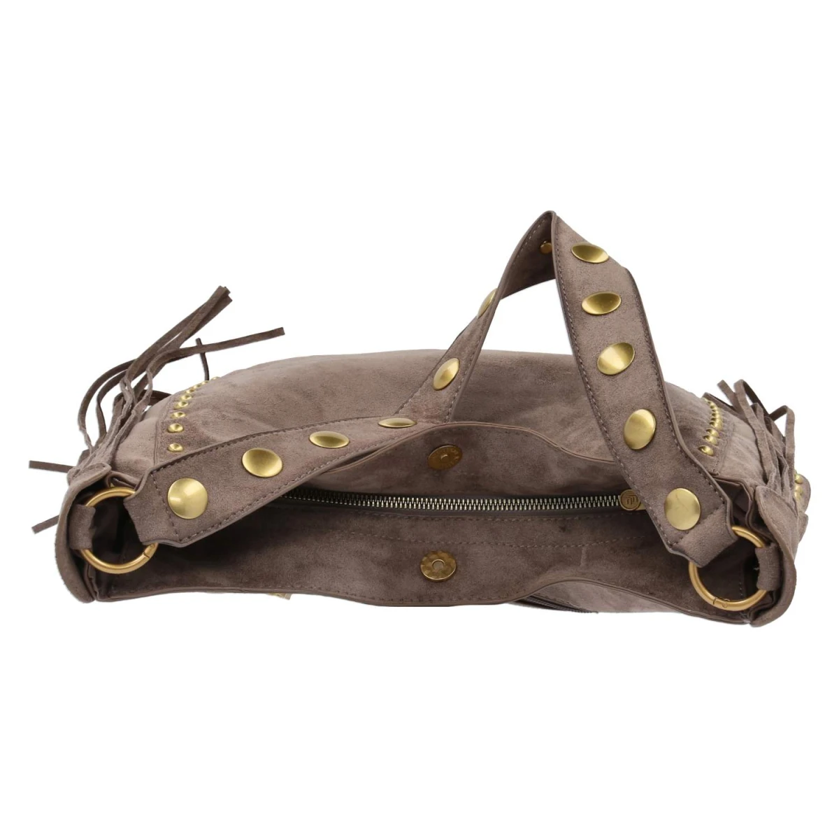 Schultertasche - taupe