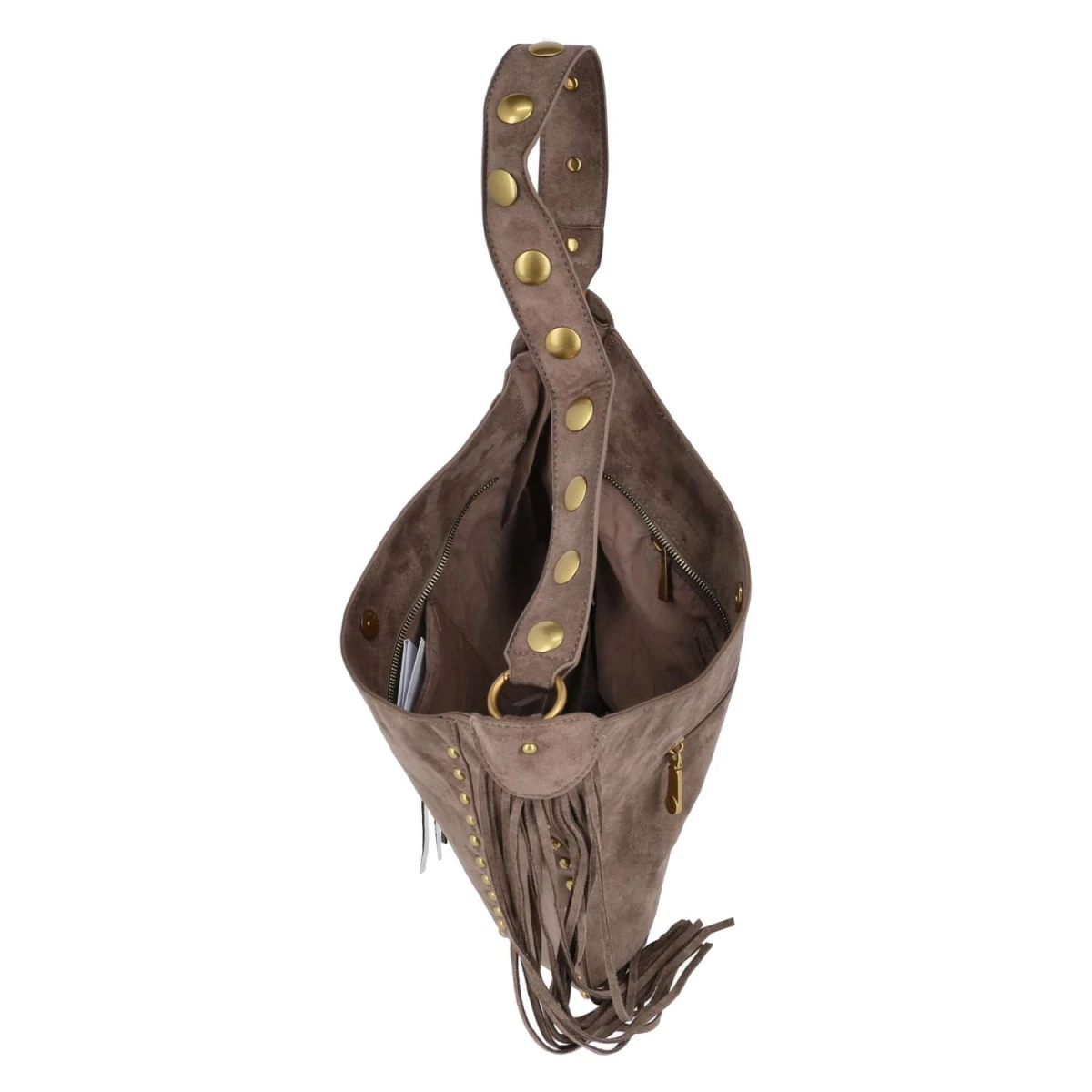 Schultertasche - taupe
