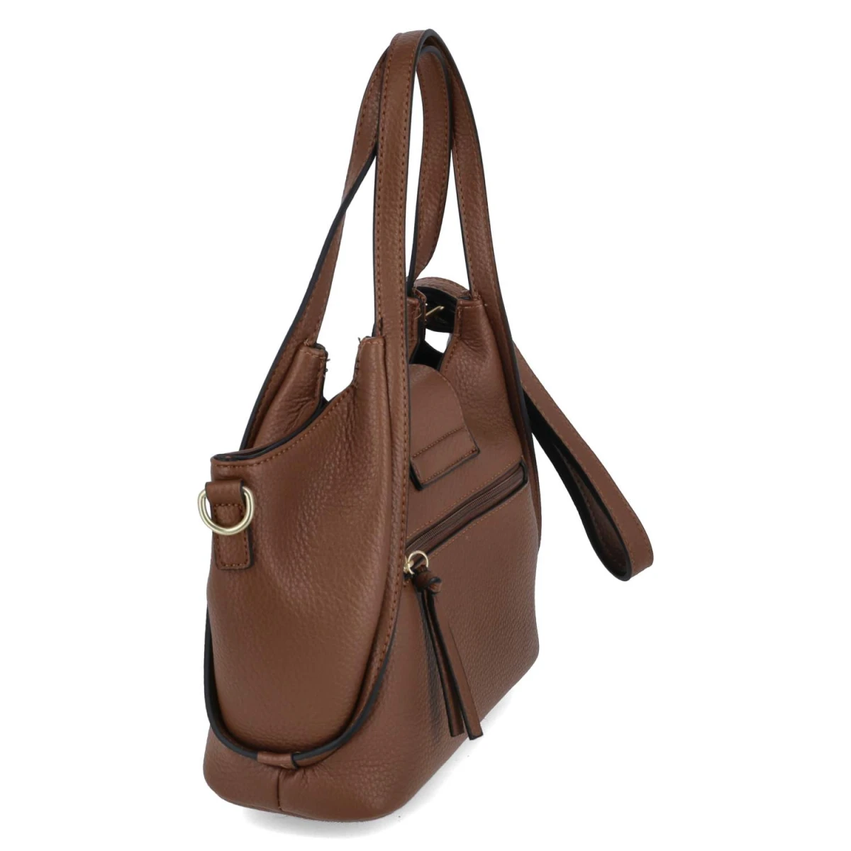 Schultertasche MANUELA - COGNAC