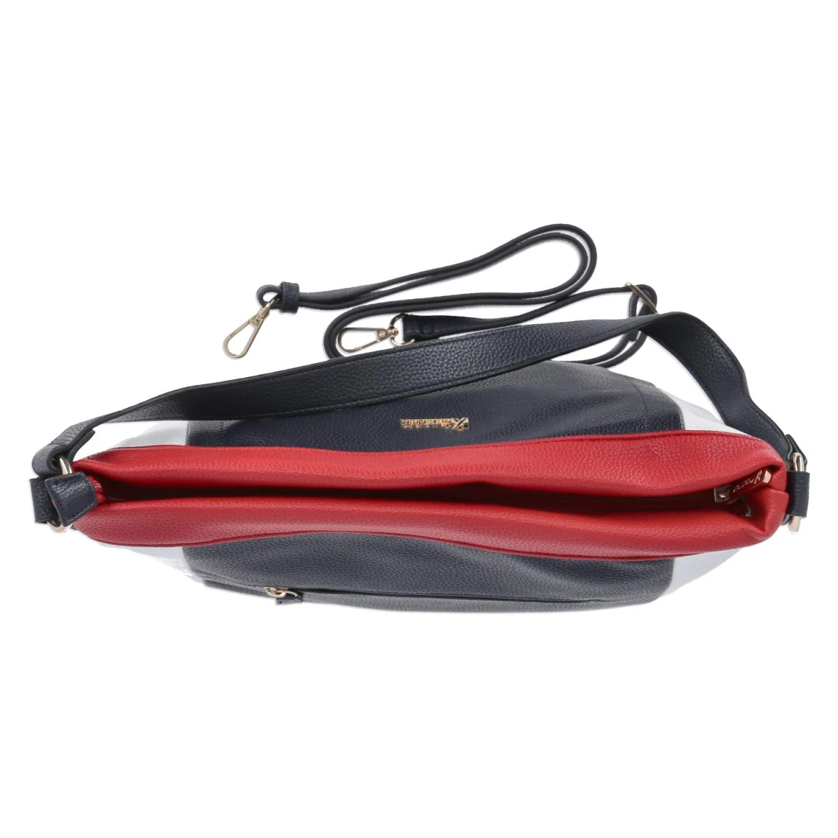 Schultertasche - Marine / mix