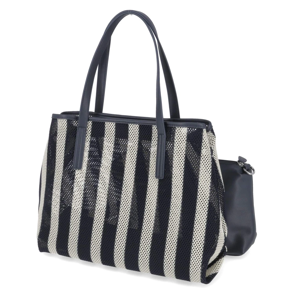 Shopper RIMA - marine/weiß