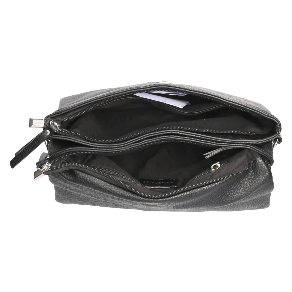Schultertasche - black-mat