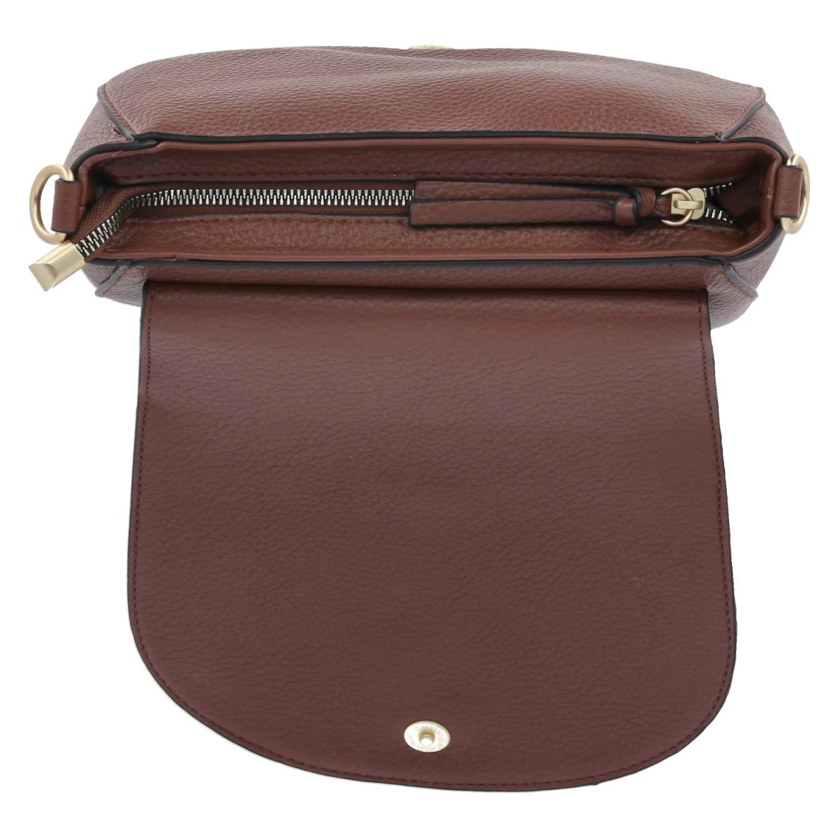 Schultertasche MAISCHA - cognac