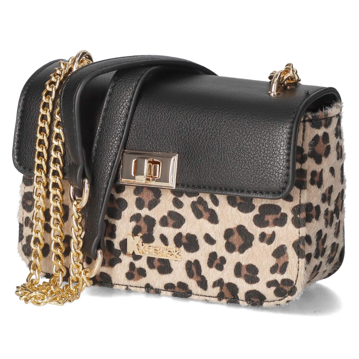 Umhängetasche - beige/schwarz